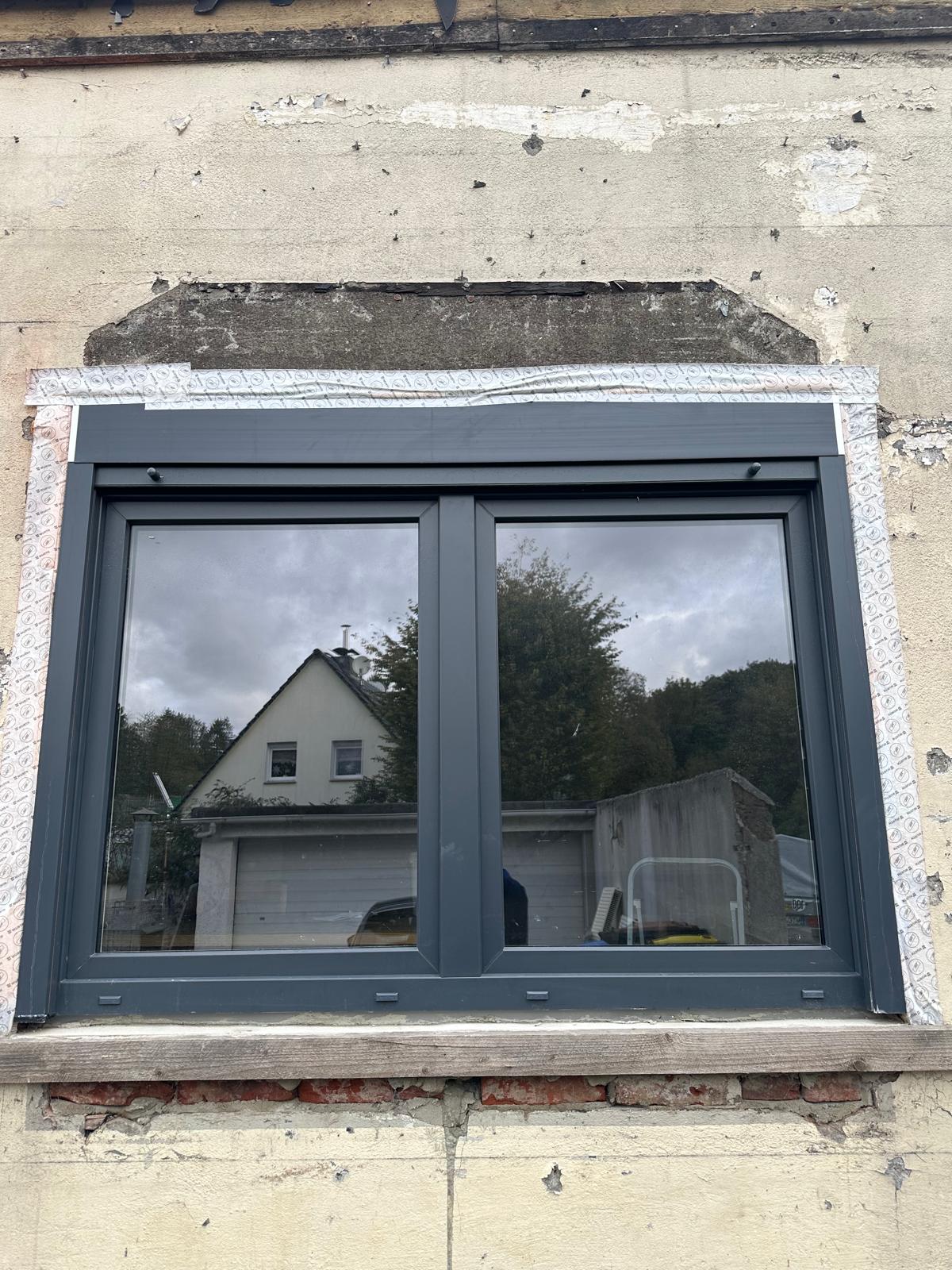 Fenster von außen montiert