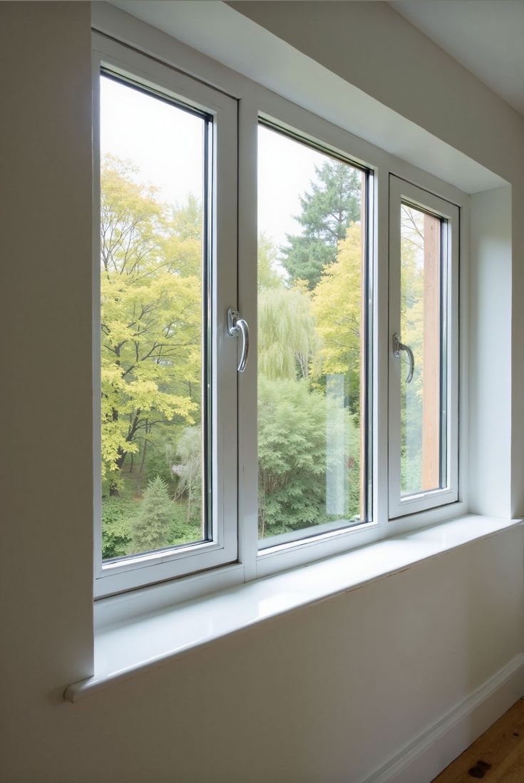 Helle Fenster im Innenraum